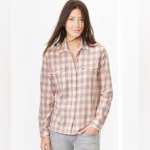 Gap checkered western shirt